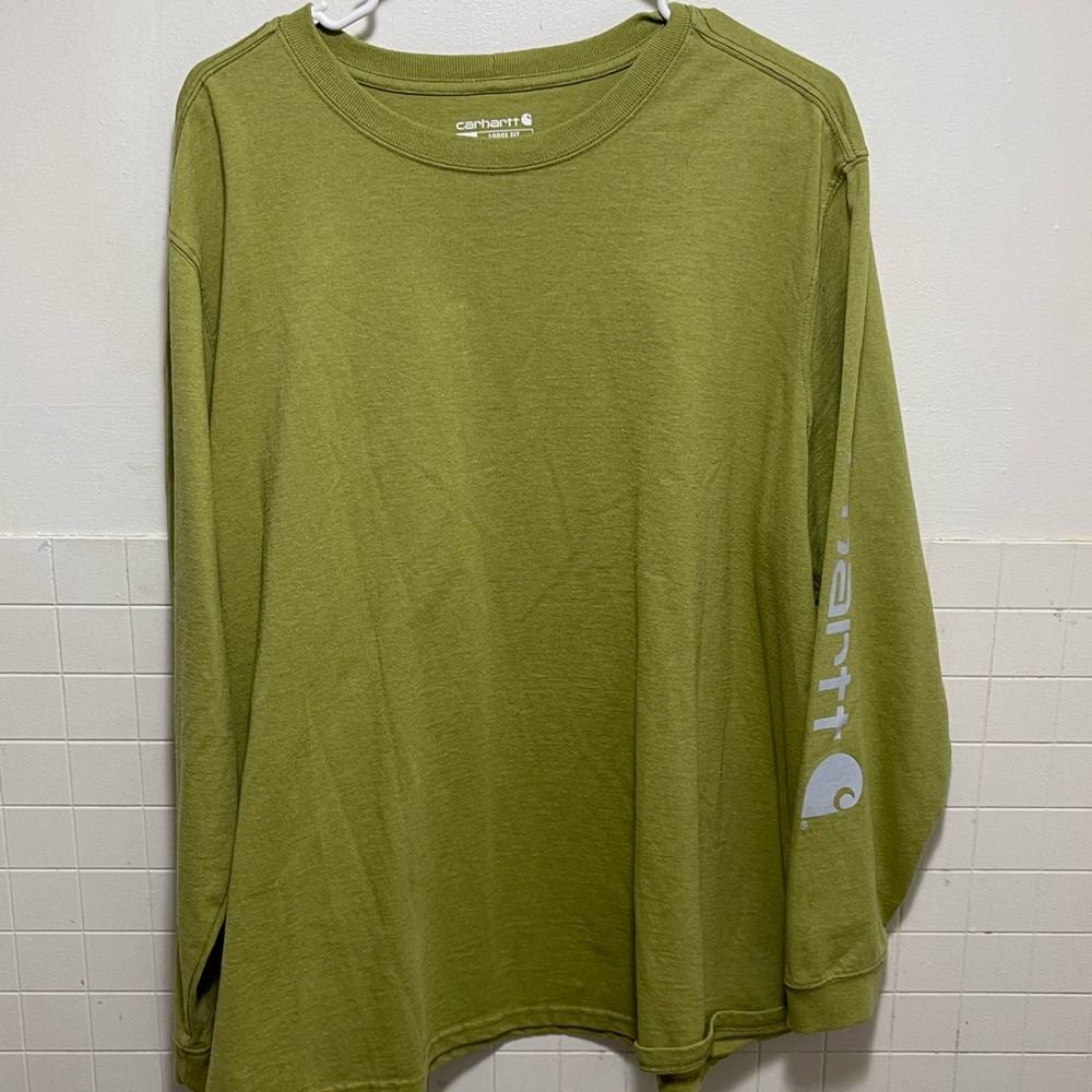 Carhartt Women’s Long Sleeve Shirt in Olive